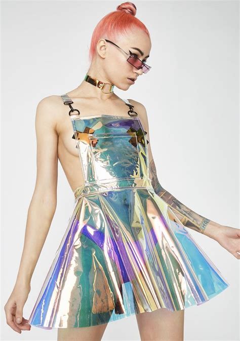 Holographic Dress And Shoes Holographic Dress Overall Dress