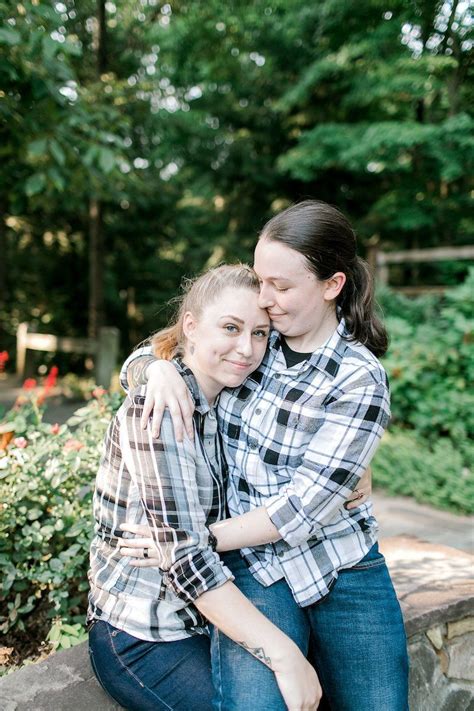 Jess And Alisha S North Carolina Botanical Garden Engagement Shoot Love Inc Mag Engagement