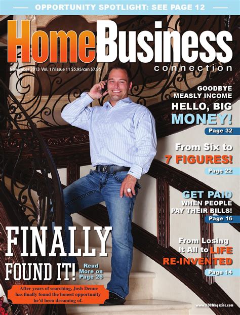 Home Business Connection Magazine November 2013 By Cutting Edge Media