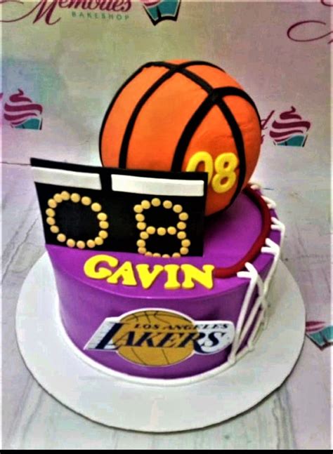 Basketball Cake 1105 Cakes And Memories Bakeshop