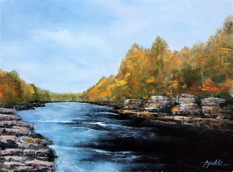 River Streams Oil Painting Fine Arts Gallery Original Fine Art