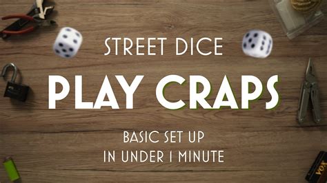 Craps Learn Street Dice In Under 1 Minute Youtube