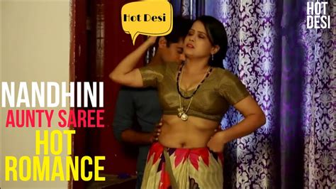 Nandhini Aunty Saree Hot Romance Hot Desi Youtube