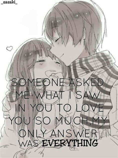 Love Anime Manga Quote For Valentines Day ヾ ｡ ﹏