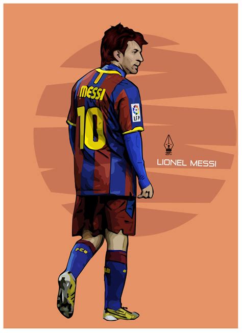Lionel Messi On Vector Art By Fadhel147 On Deviantart