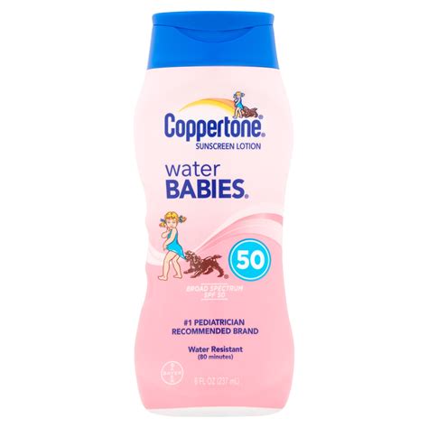 Coppertone Water Babies Sunscreen Lotion Spf 50 8 Fl Oz