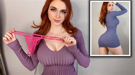 Stockings Try On Haul Amouranth Shows Her Video And Movies