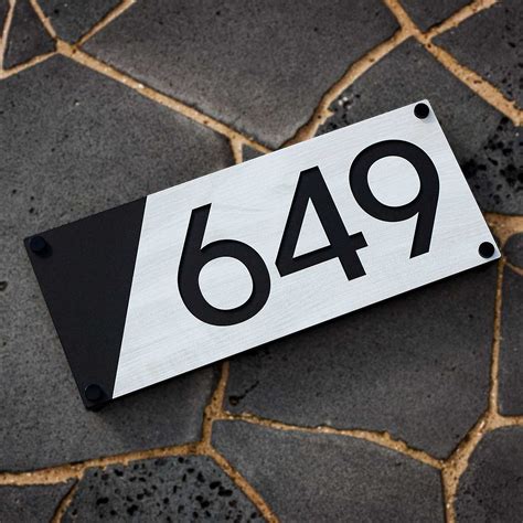 House Number Signs Custom Made The Laser Cut Shop