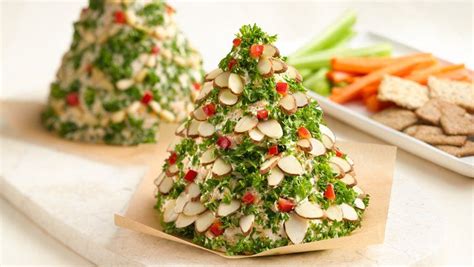 Holiday Tree Shaped Cheese Ball Recipe From Betty Crocker