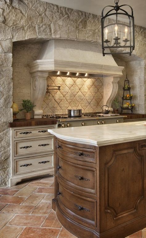 Beautiful Backsplash And Stone Arch Beautiful Kitchen Designs Old