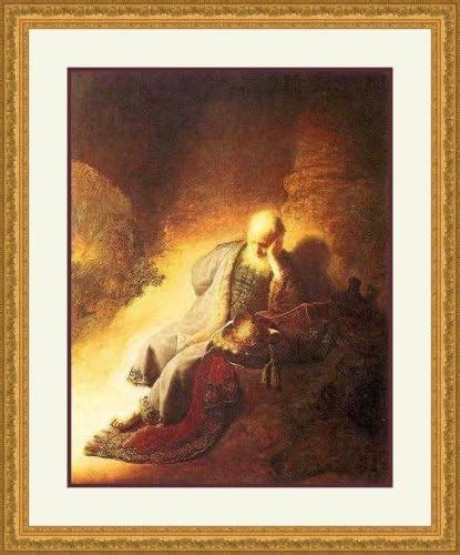 The Prophet Jeremiah By Rembrandt Harmenszoon Van Rijn