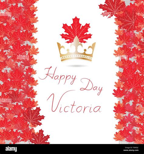 Vector Illustration Of Happy Celebrate Victoria Day Stock Vector Image