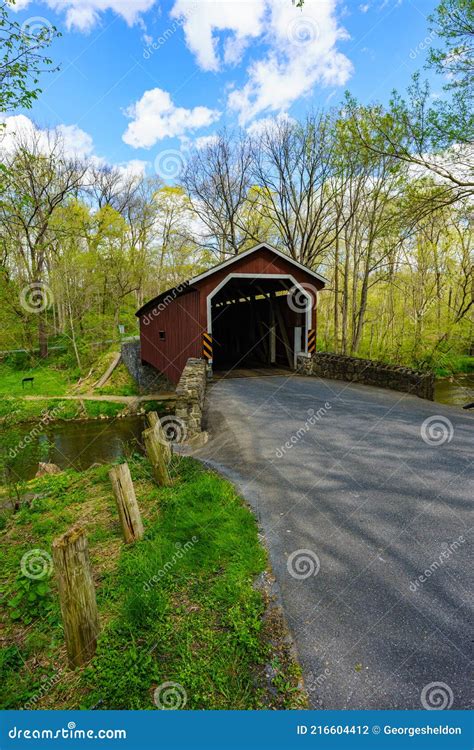 Kurtz S Mill Covered Bridge Editorial Photography Image Of County
