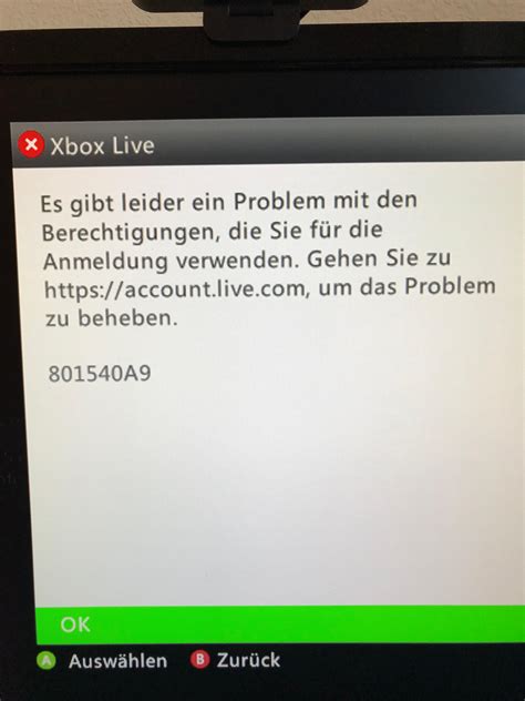 Aktiv Diplom Glücksspiel Xbox 360 Anmeldung Nicht Möglich Dienstag