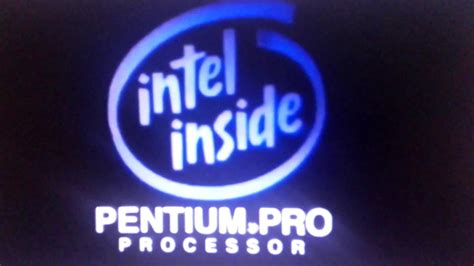 Intel Pentium Pro Processor Logo Animation 1995 1996 Hd Youtube