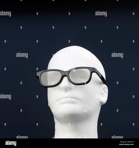 Real D D Movie Theater Glasses On A Mannequin Real D Glasses Are The