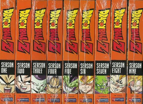 Dragon Ball Z Seasons 12345678 And 9 Ep 1 291 Complete Anime Dvd