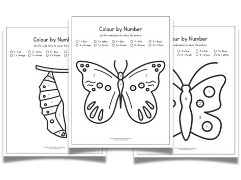 Printable Butterfly Worksheets How Wee Learn