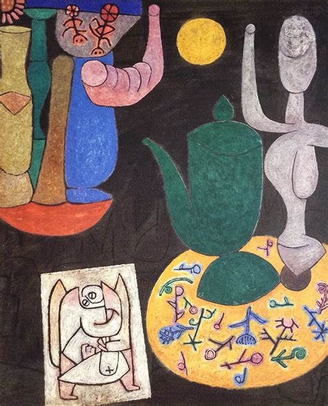 Klee Still Life 1940 Modernist Collotype Fine Art Print — Collotype