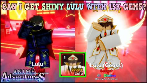 Insane Luck Today And Will I Get Shiny Lulu Lelouch With 15k Gems Pt 3