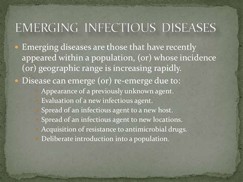 Introduction To Infectious Diseases