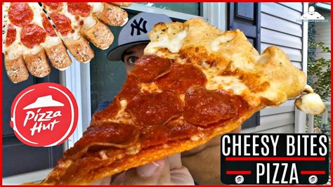 Pizza Hut Cheesy Bites Pizza Review 🧀🍕 Youtube