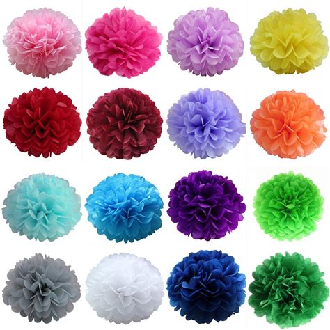 10 Pcslot Tissue Paper Pom Poms Tissue Paper Flower Balls Etsy