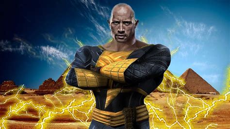 Fanart I Made This Fan Art Of The Rock As Black Adam So Hyped To See