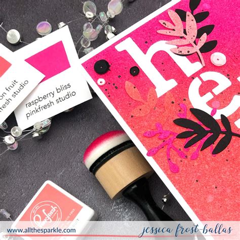 Pinkfresh Studio Ink Pad Release Blog Hop Giveaways All The Sparkle