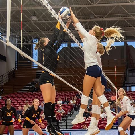 Volleyball is played by two teams of six players on a court divided by a net. LMU Volleyball: Women continue tournament play in Nebraska ...