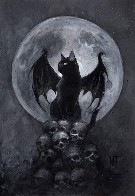 Eliza🌈 🇺🇦🌻 On Twitter Cat Art Black Cat Art Horror Art