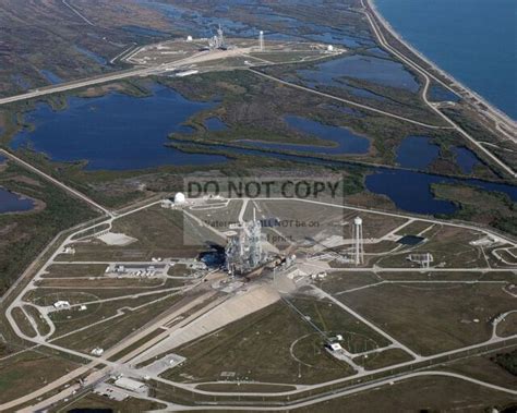 Aerial View Of Launch Pads A And B Complex 39 Ksc 8x10 Nasa Photo Ep