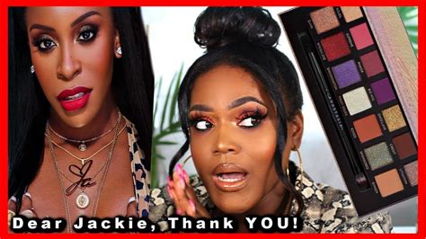 jackie aina x abh eyeshadow palette my edges are gone youtube