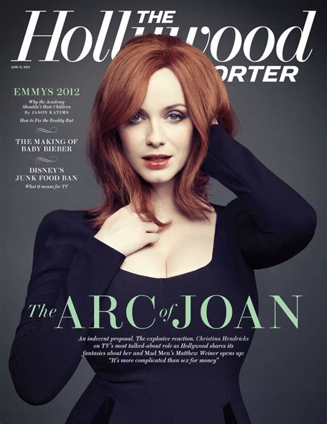 A Woman With Red Hair Is Featured On The Cover Of Hollywood Reporter