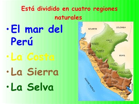 Mapa De Las Regiones Naturales Del Peru Buscar Con Google