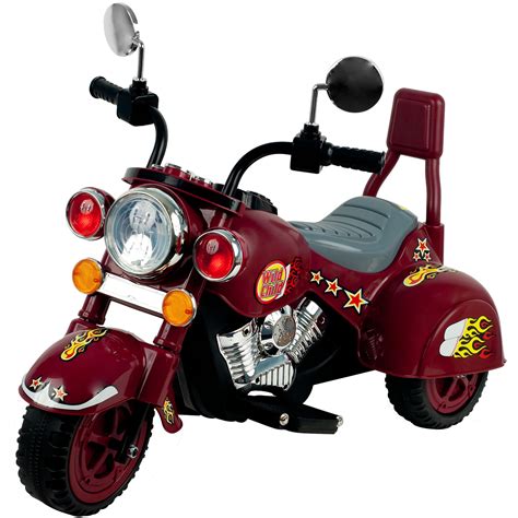 Ride On Toy 3 Wheel Trike Chopper Motorcycle For Kids By Hey Play