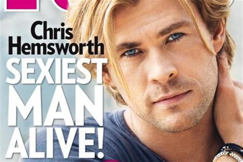 Chris Hemsworth Is People S Sexiest Man Alive Vanity Fair Scoopnest