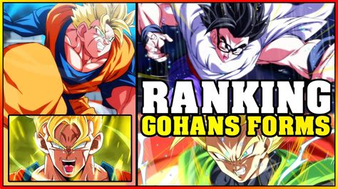 Ranking Gohans Forms And Designs In Dragon Ball Youtube