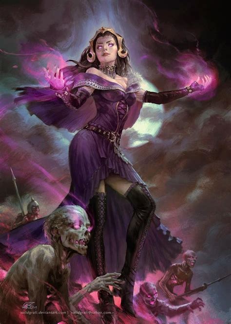 Liliana Vess In 2023 Fantasy Art Women Mtg Art Fantasy Princess