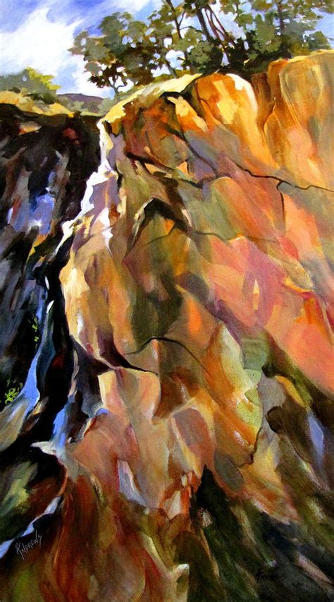Escarpment Painting By Rae Andrews Pixels