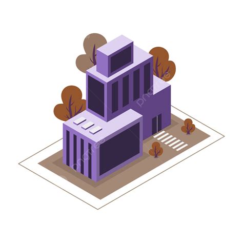 Isometric City Building Vector Hd Png Images Isometric Building