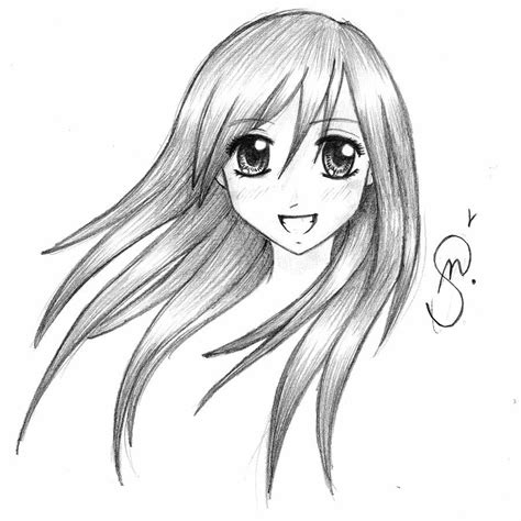 Anime Girl Drawing Easy