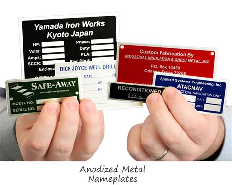 Metal Labels Quick Delivery And Free Shipping