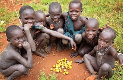Ethiopian Tribes Suri Children Dietmar Temps Photography