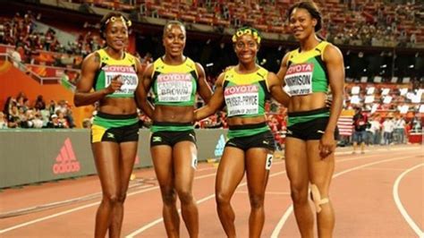 Gold For Jamaicas Women And Men In 4x1 Relays Rjr News Jamaican News Online