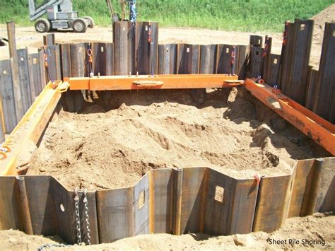 Sheet Pile Shoring Design Propped Structural Guide