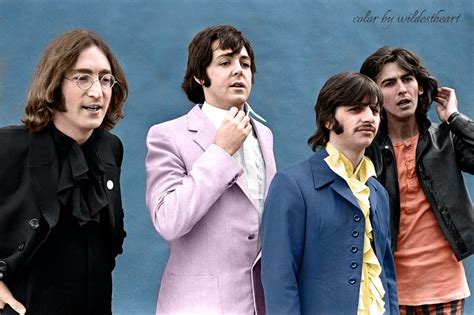 The Beatles Mad Day Out Shoot 1968 Colorization