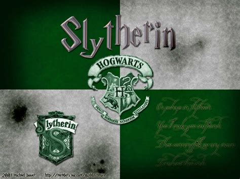 Slytherin House Crest Wallpaper