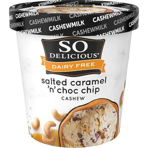 So Delicious Dairy Free Cashew Salted Caramel Tub 473ml Woolworths