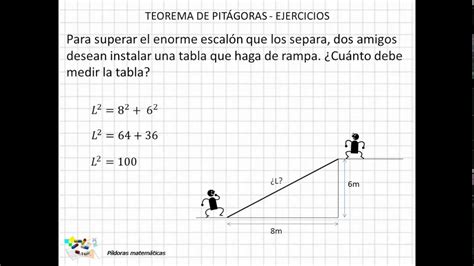 07 Teorema De Pitágoras Ejercicios Youtube